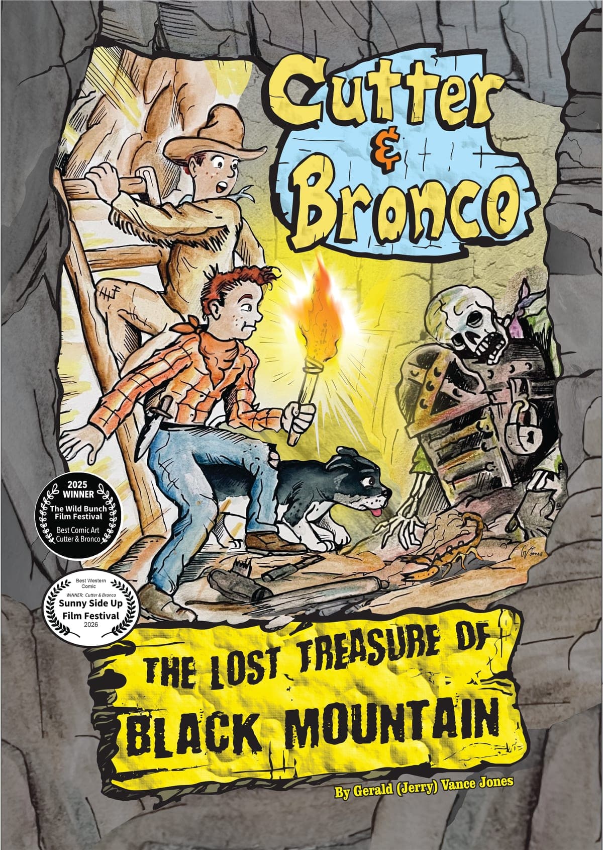 Cutter & Bronco: The Lost Treasure of Black Mountain — book cover